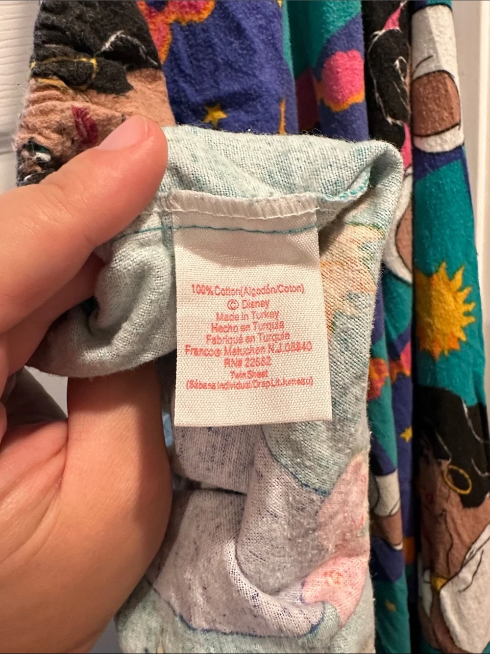 Disney Vintage Hunchback of Notre Dame Twin fitted sheet